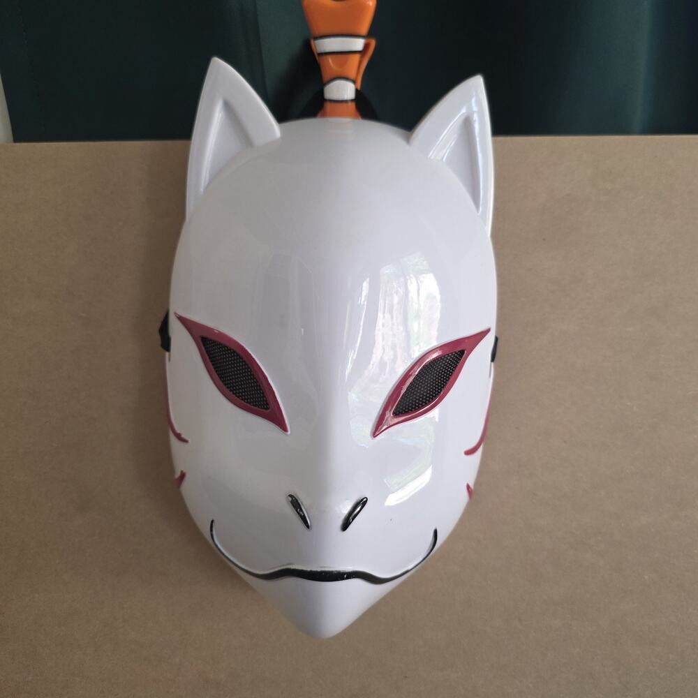 Halloween Japanese Naruto Anbu Kitsune Fox Demon Mask 2002 Full Face